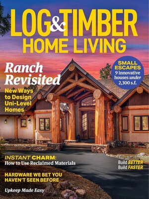 cover image of Log and Timber Home Living